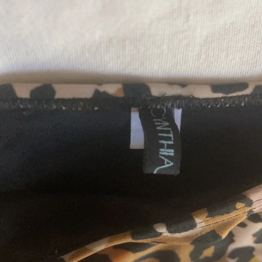 Cynthia Rowley Bikini Bottoms Beach Swim Resort Vacation Animal Print - Picture 4 of 9